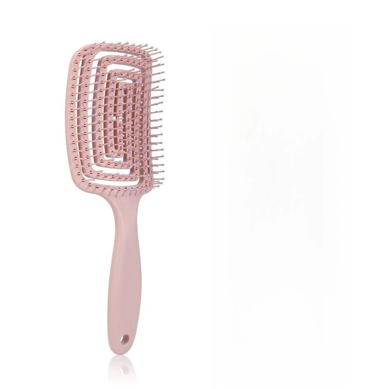 WANMEI Volumizing Detangling Hair Massage comb Hair Massage Comb with Hollowed-Out Design hair styling tools for real hair w…