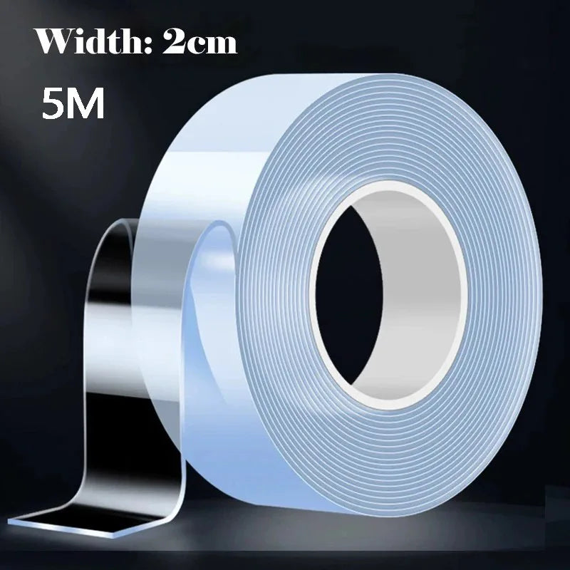"Versatile Reusable Double-Sided Waterproof Adhesive Tape - Perfect for Kitchen and Bathroom Supplies" - image 4
