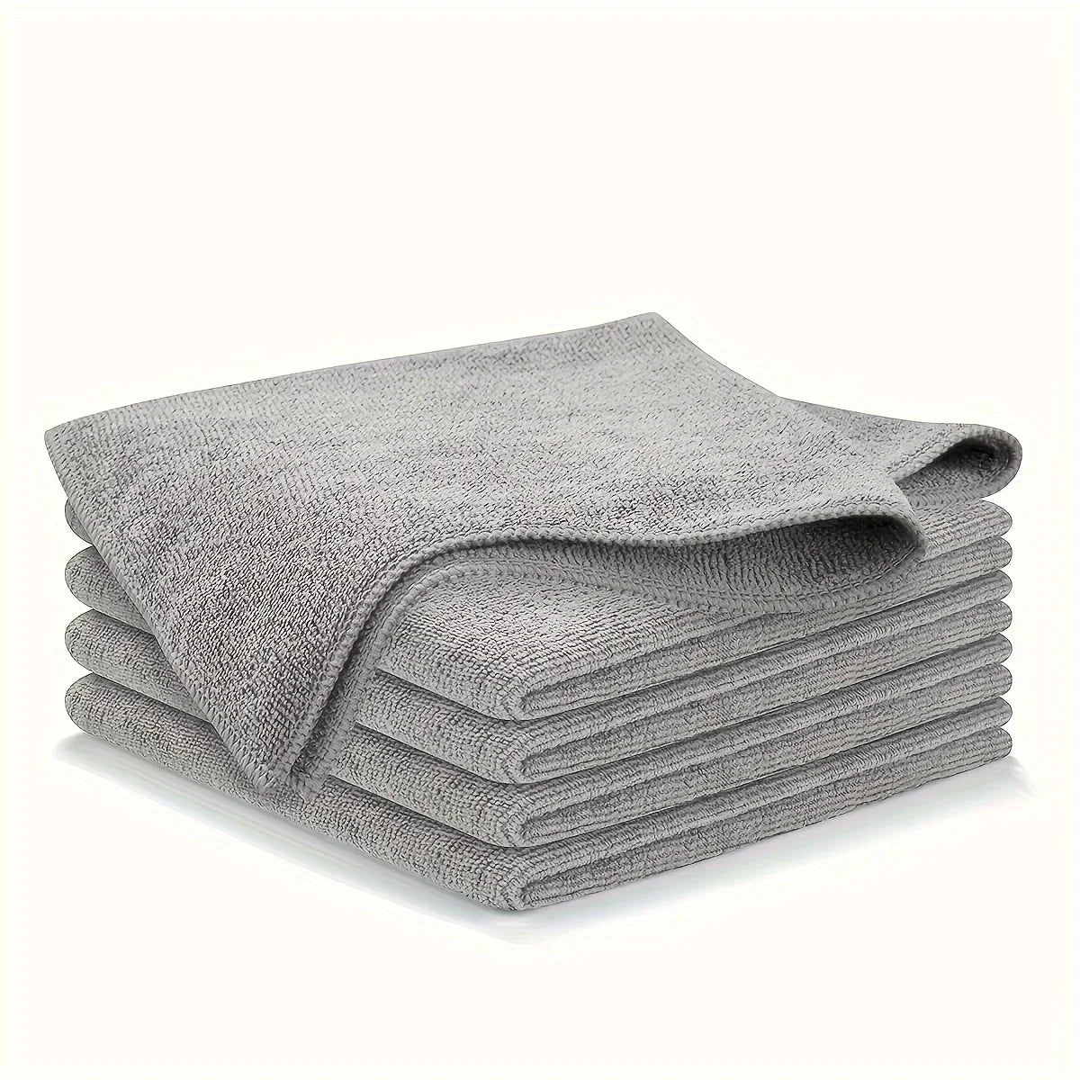 5/10/20pcs Kitchen Towel, Ultra-fine Fiber Light Gray Cleaning Cloth Set, Absorbent, Soft And Stain-removing Cloth - image 18