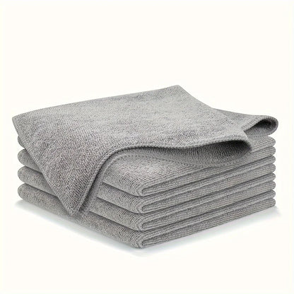 5/10/20pcs Kitchen Towel, Ultra-fine Fiber Light Gray Cleaning Cloth Set, Absorbent, Soft And Stain-removing Cloth - image 18
