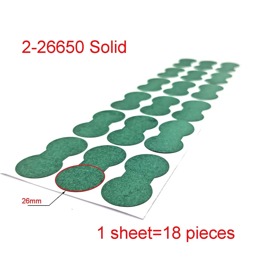 18650 21700 32650 Li-ion Battery Insulation Gasket Barley Paper Battery Pack Cell Insulating Glue Patch Electrode Insulated…