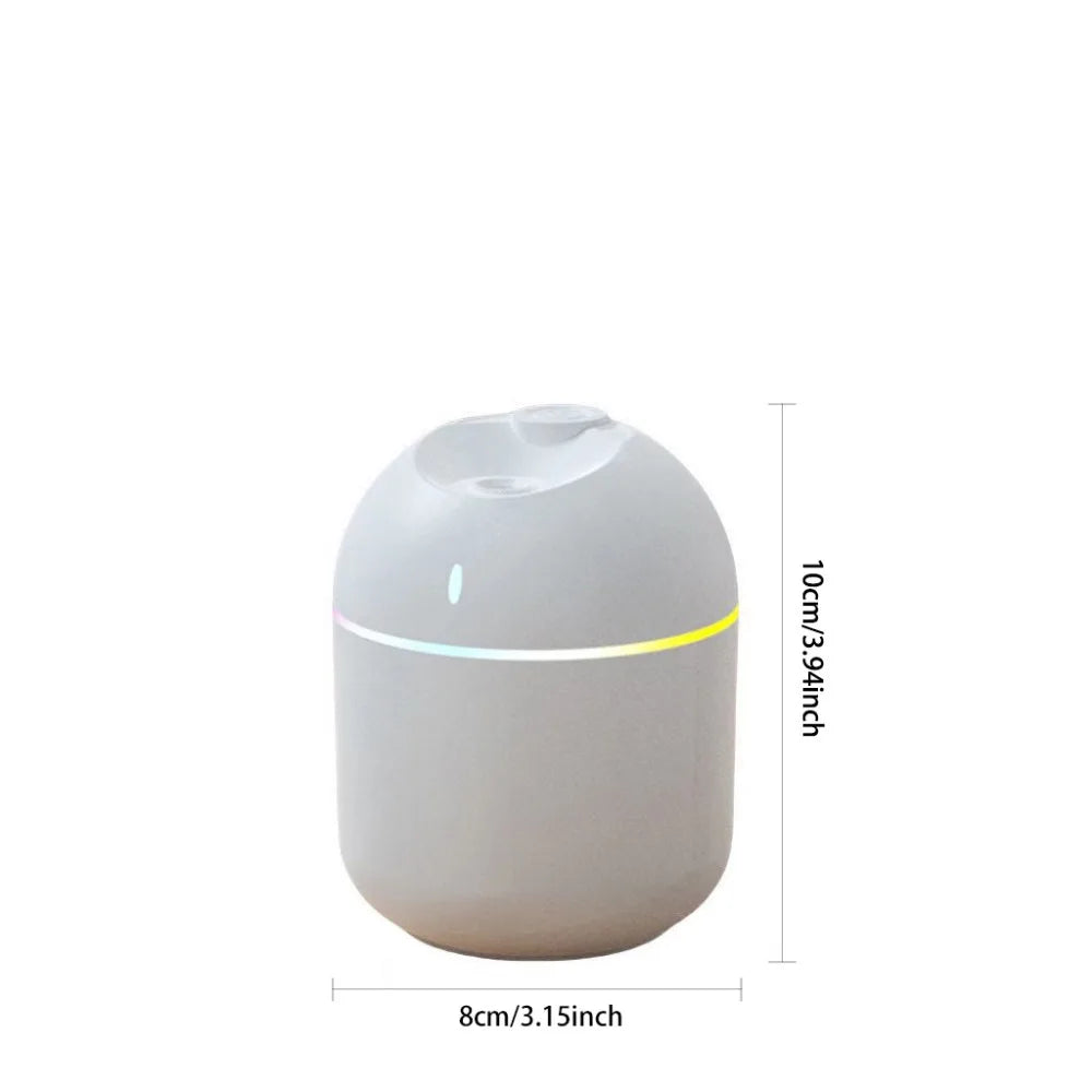 270ML Air Humidifier Cool Mist Aroma Diffuser LED Night Light power-off protect USB Humidificador For Home Office - image 2