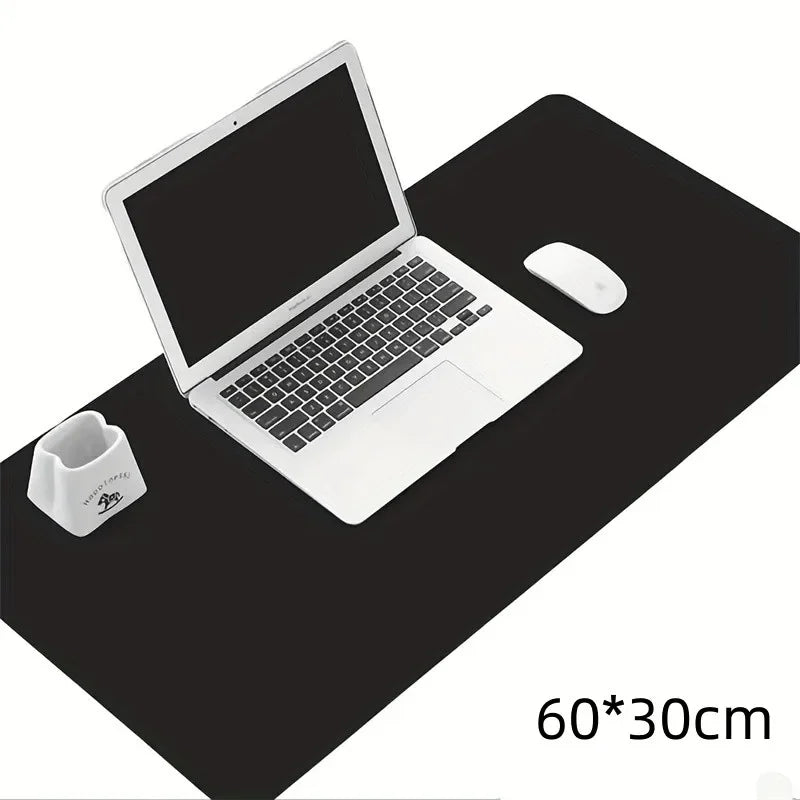 1 Pcs Large Size 600*300mm Office Desk Protector Mat PU Leather Waterproof Mouse Pad Desktop Keyboard Desk Pad Gaming Mousep…