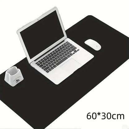 1 Pcs Large Size 600*300mm Office Desk Protector Mat PU Leather Waterproof Mouse Pad Desktop Keyboard Desk Pad Gaming Mousep…