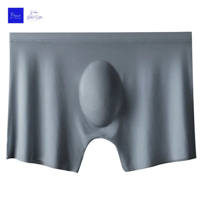 1pc Mens Boxers Shorts Ice Silk Men Panties Seamless Sexy Underwear Man Underpants Panties Male Antibacterial Breathable Bri…
