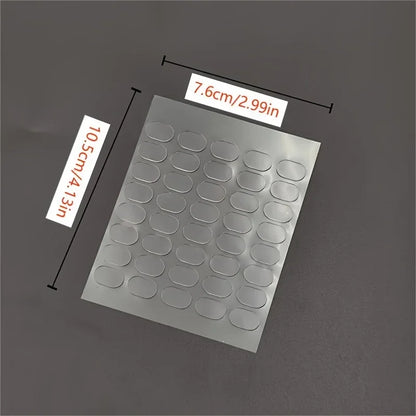 200pcs Transparent Double-Sided Tape Pads - Non-Marking, Anti-Skid Adhesive for DIY Projects & Model Car Decor Double - imag…