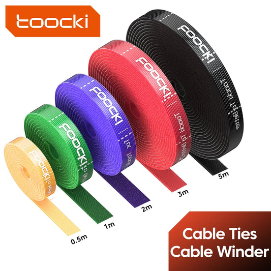 Toocki Cable Organizer Cable Management Tearable Organizador Cables Winder Ties Phone Accessories Wire Cord Organizer And Ca…