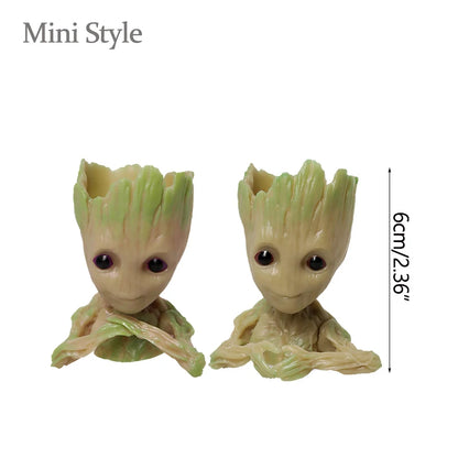 Home Decoration Crafts Miniature Model Office Desktop Display Cartoon Groot Figurines Handicrafts Decor Tree Man Ornament 5C…