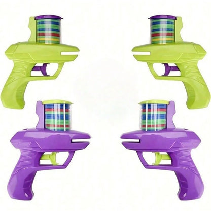 1pc Foam Disc Launcher Flying Disc Handheld Shooter Indoor Shooting Game Outdoor Backyard Toy For Boys And Girls Birthday Gi…