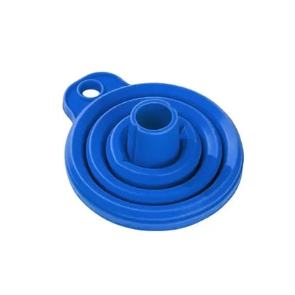 Car Engine Funnel Universal Silicone Liquid Funnel Washer Fluid Change Foldable Portable Auto Engine Oil Petrol Change Funne…