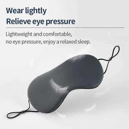 Sleeping Eye Mask Korean Style Ice Silk Warm And Cool Dual Use Adjustable Travel Light Blocking Breathable Eye Mask - image 5