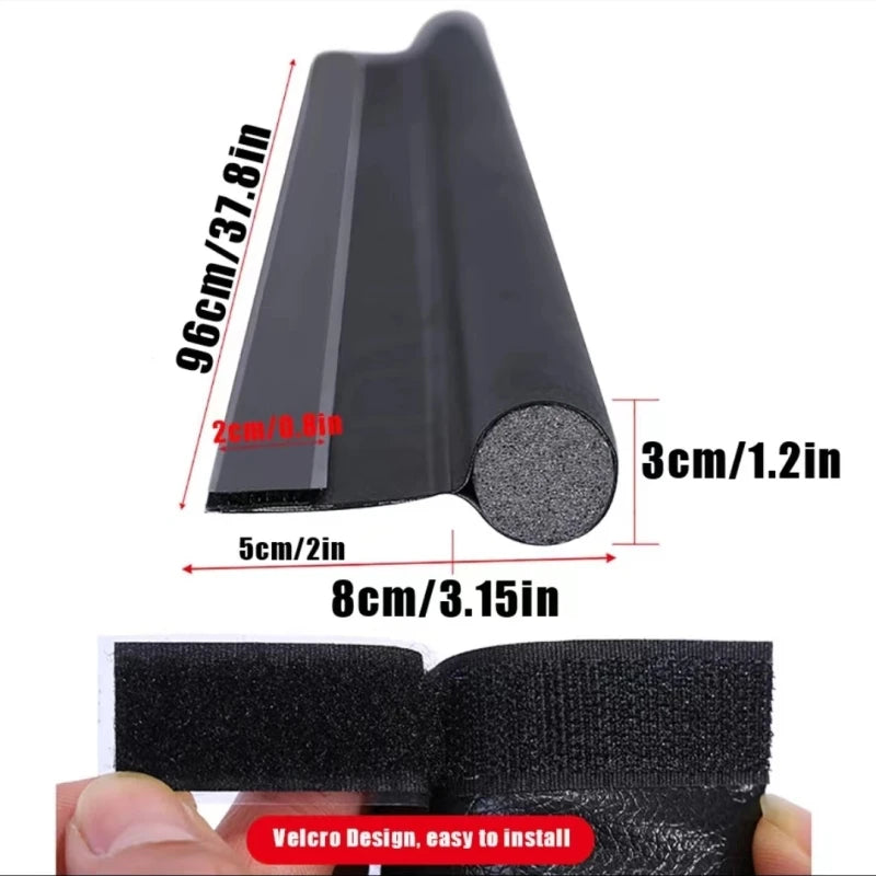 A Sealing Strip Door Seam Door Bottom Sealing Strip Sound Insulation Wind Strip Foam Tape Bedroom Door Gap Waterproof Handwo…