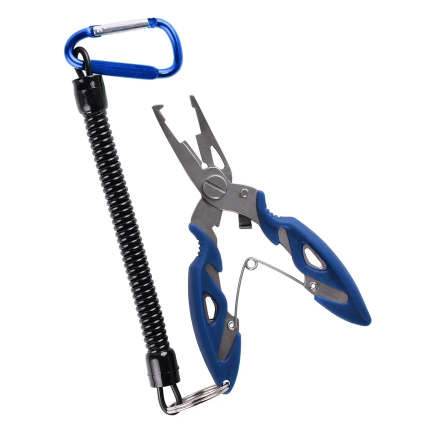 Multifunction Fishing Pliers Tools Accessories for Goods Winter Tackle Pliers Vise Knitting Flies Scissors Braid Set Fish To…
