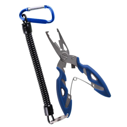 Multifunction Fishing Pliers Tools Accessories for Goods Winter Tackle Pliers Vise Knitting Flies Scissors Braid Set Fish To…