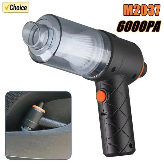9000Pa Wireless Car Vacuum Cleaner USB Charging 1200mAh Portable Cleaning Appliance Mini Wet and Dry Vacuum Cleaner Househol…
