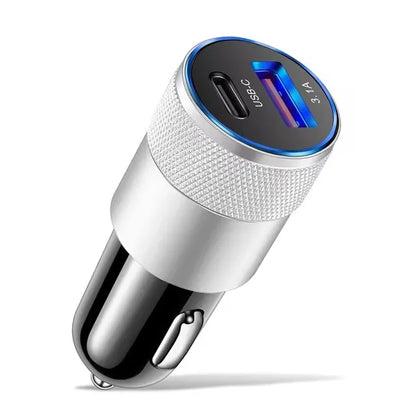 66W USB Car Charger Type C Fast Charging Phone Adapter For Xiaomi Huawei PD Phone Charger Car Adapter Socket Cigarette Light…