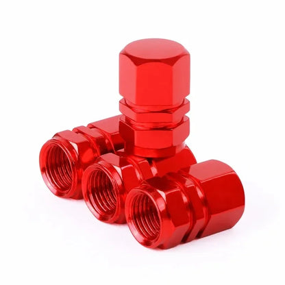 Tire Valve Stem Caps Decorative Tires Accessories Aluminum Alloy Nipple Wheel Caps For Cars Motorcycles Bicycle Cover Dustpr…