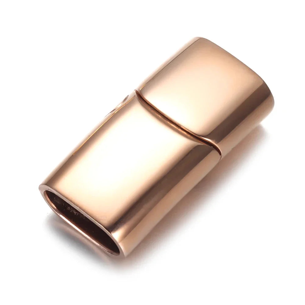 Stainless Steel Magnetic Clasp 8*4mm 10*5mm 12*6mm for DIY Bracelet Accessories Jewellery Making Supplies Jewelry Parts - im…