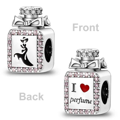 2026 Hot Sale Charms Bead 925 Sterling Silver Pink Butterfly Luminous Firefly Dangle Fit Bangle Bracelet Necklace DIY Jewelr…