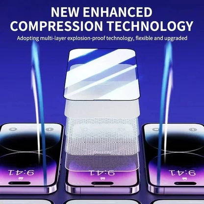 1-3Pc 8K High End Tempered Glass For iPhone 15 14 13 12 11 Pro Max XS MAX 15 16 Screen Protector With Alignment Mounting Cov…