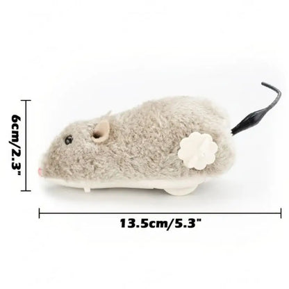 1Pc Funny Lifelike Plush Mouse Running Rat Toy for Cats Dogs Tail Mouse Pets Kids Random Color - image 6