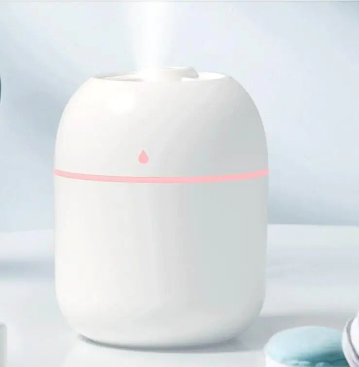 250ML USB Mini Air Humidifier Aroma Essential Oil Diffuser For Home Car Ultrasonic Mute Mist Maker Diffuser with LED Color L…
