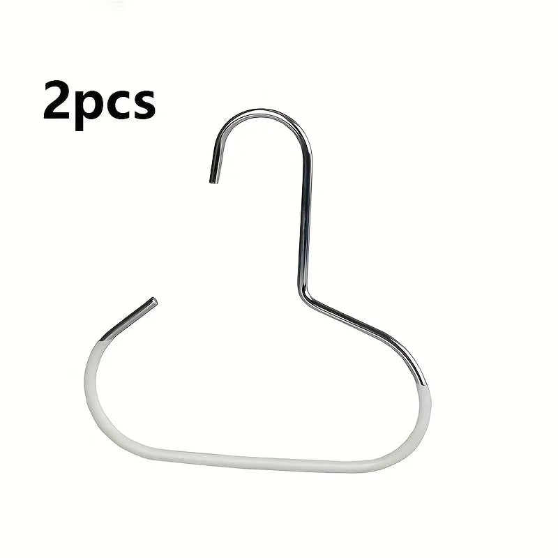 1/2/5pcsVersatile Manganese Steel Round Hook - Perfect for Hats, Ties, Scarves & Bags, Strong Load-Bearing, Non-Deformable -…