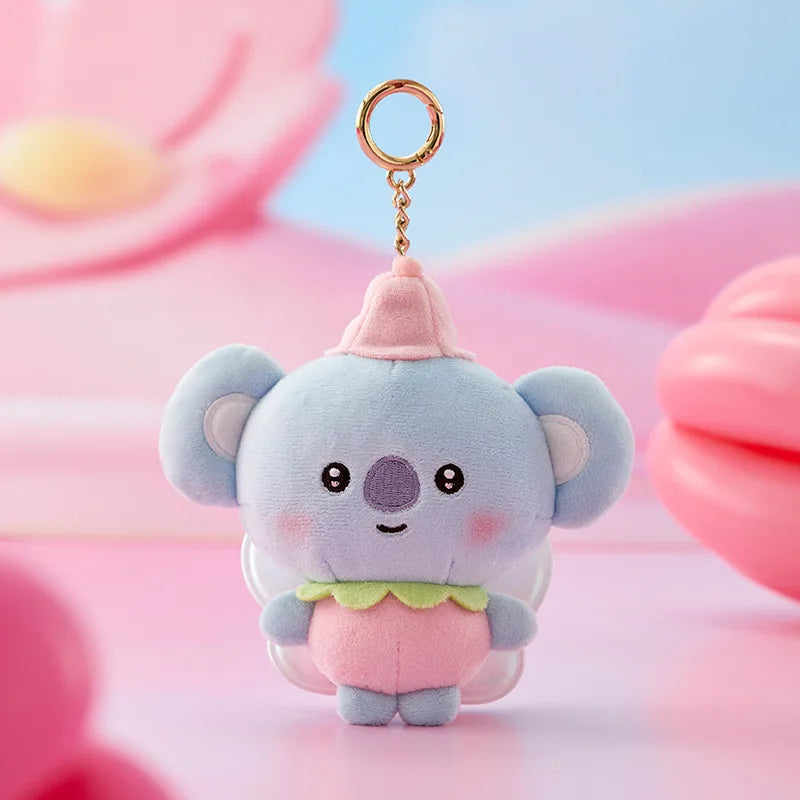 BT21 Chimmy Cooky koya Shooky Tata Creative Anime Peripheral Cartoon Keychain Personality Cute Backpack Decorative Doll Pend…