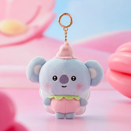BT21 Chimmy Cooky koya Shooky Tata Creative Anime Peripheral Cartoon Keychain Personality Cute Backpack Decorative Doll Pend…