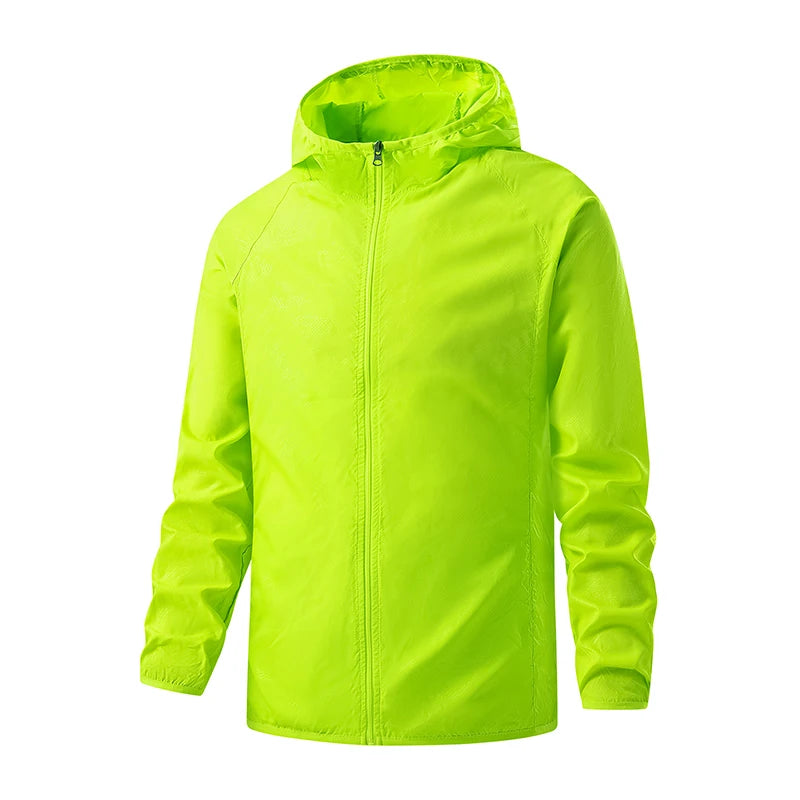 LNGXO Waterproof Hiking Jackets for Men and Women Sun Protection Windbreaker Camping Climbing Rain Coat Unisex Portable Clot…
