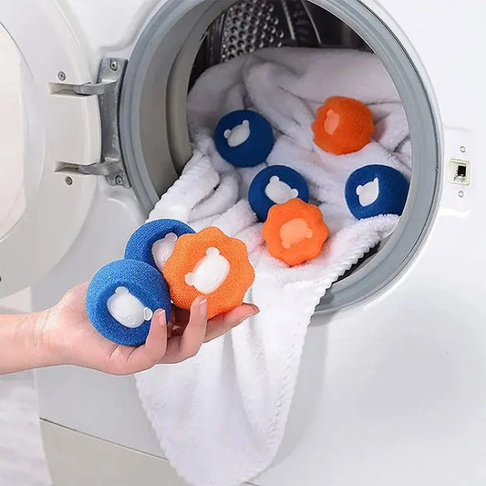 1-5pcs Pet Hair Remover Reusable Ball Laundry Washing Machine Filter Wool Sticker Cat Hair Remover Pet Fur Lint Catcher Home…
