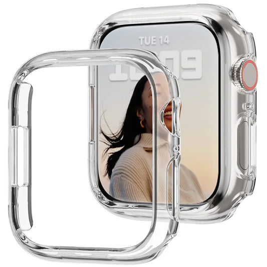 Cover for Apple Watch Case 45mm 41mm 44mm 40mm 42mm 38mm 46 49 mm Accessories PC Protector bumper iWatch Series 8 7 SE 6 5 4…