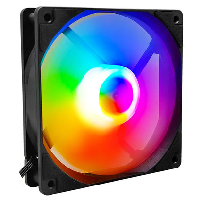 Manmu Fetival Pormotion 120mm Computer Fan Rainbow RGB/ High Cooling Performance Gaming PC Fan - image 5