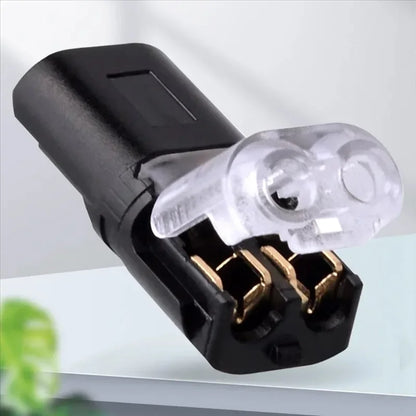 10/20/30/50/100 Pcs D2 Waterproof Plug Wire Connector 2 Pin Way Cable Plug Car Electric Wire Snap Connectors Strip Terminal…