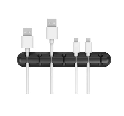 NNBILI Silicone USB Cable Organizer Cable Winder Desktop Tidy Management Clips Cable Holder for Mouse Headphone Wire Organiz…