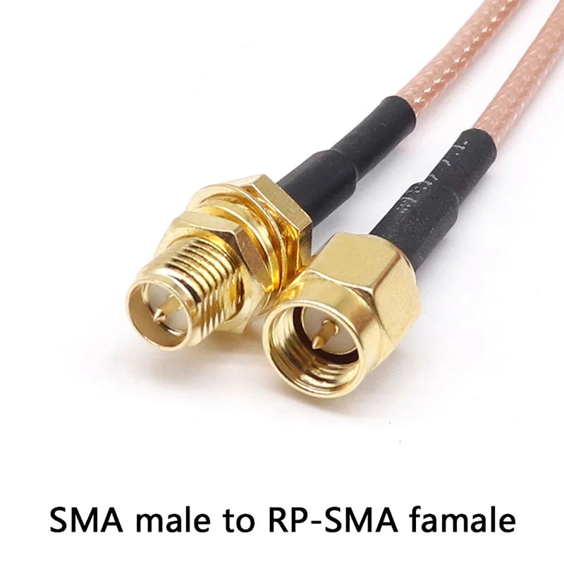 Antenna Extension Cable SMA-JK SMA Male to Female Inner Screw Inner Hole to Outer Screw Inner Needle RG316 Adapter Cable 1 -…