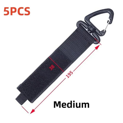 Cord Organizer Holder with Rotate Buckle Wire Manager Power Cord Management Nylon Heavy Cord Storage Straps for Cables Hoses…