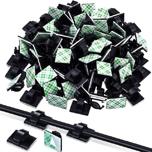 30pcs Cable Organizer Clips Cord Holder Desktop Workstation Wire Manager USB Charging Data Line Bobbin Winder Cable Manageme…