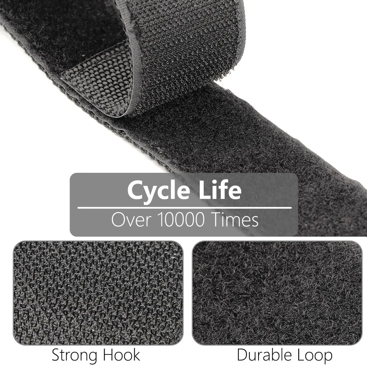 Cord Organizer Holder with Rotate Buckle Wire Manager Power Cord Management Nylon Heavy Cord Storage Straps for Cables Hoses…