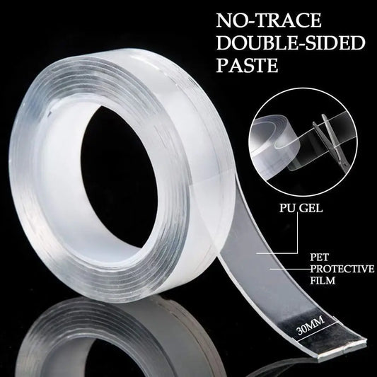 1/3/5m Nano Tape Double-Sided Adhesive Tape Traceless Waterproof Tape For Bathroom Kitchen Sink Tap Gel Sticker - image 2