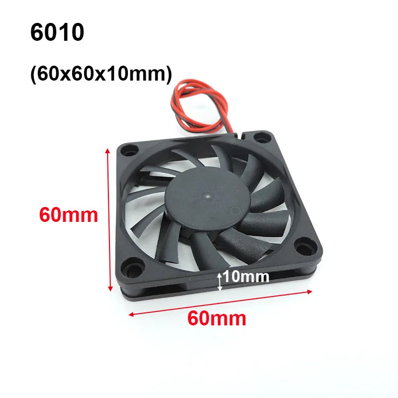 4010 12025 8010 30mm DC 5V 12V 24V Cooling Fan Brushless Motor Case Quiet 40MM 50MM 60MM 70MM 80MM 90MM 120MM for 3D Print 2…