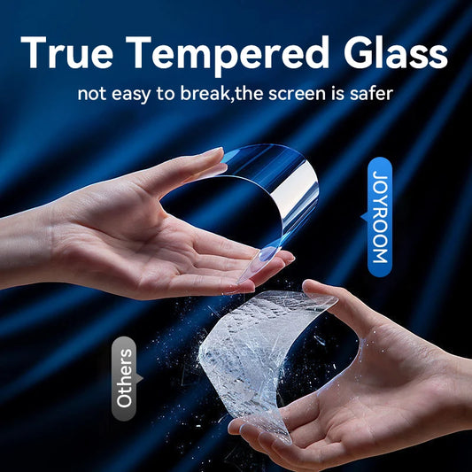 Joyroom 1/2/3pcs HD Glass Screen Protector for iPhone 16 15 14 13 12 11 Pro Max Full Screen Tempered Glass Protection for iP…