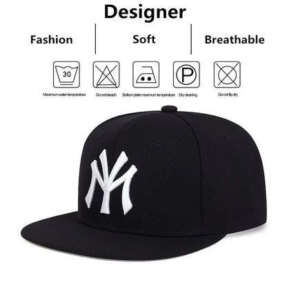 Unisex Letter Embroidery Hip-hop Hats Outdoor Adjustable Casual Baseball Caps Sunscreen Hat - image 6
