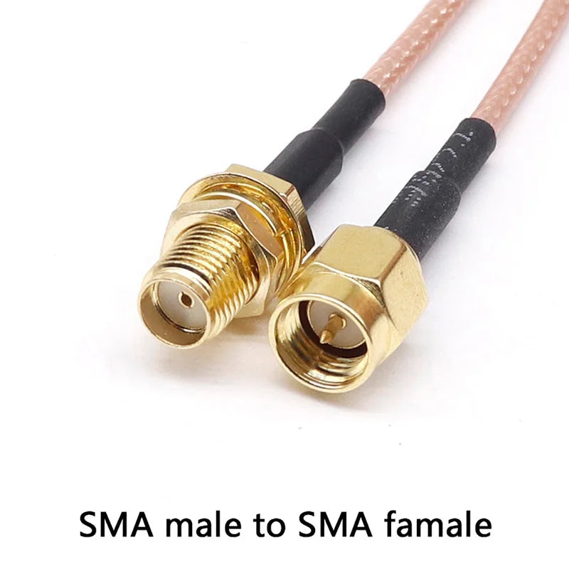 Antenna Extension Cable SMA-JK SMA Male to Female Inner Screw Inner Hole to Outer Screw Inner Needle RG316 Adapter Cable 1 -…
