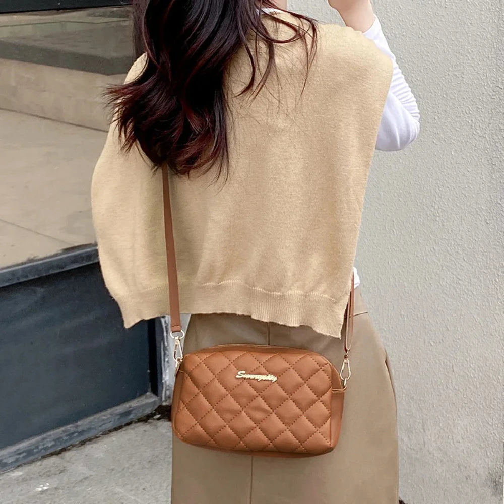2024 Tassel Small Messenger Bag For Women Trend Lingge Embroidery Camera Female Shoulder Bag Fashion Chain Ladies Crossbody…