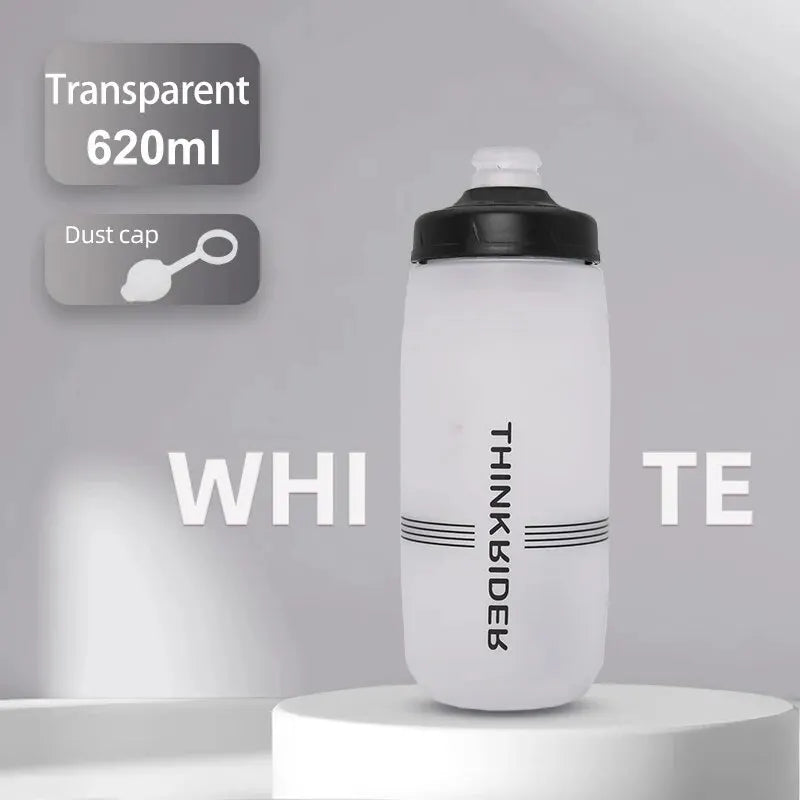 ThinkRider 620ml/750ml Bicycle Bottle MTB Road Bike Water Bottle Outdoor Sports Plastic Portable Large Capacity Drink Cyclin…