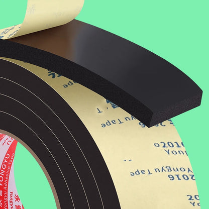 EVA Seal Foam Tape T Weather Stripping for Door and Window,High Density Single Sided Closed Cell Door Insulation Weather Str…