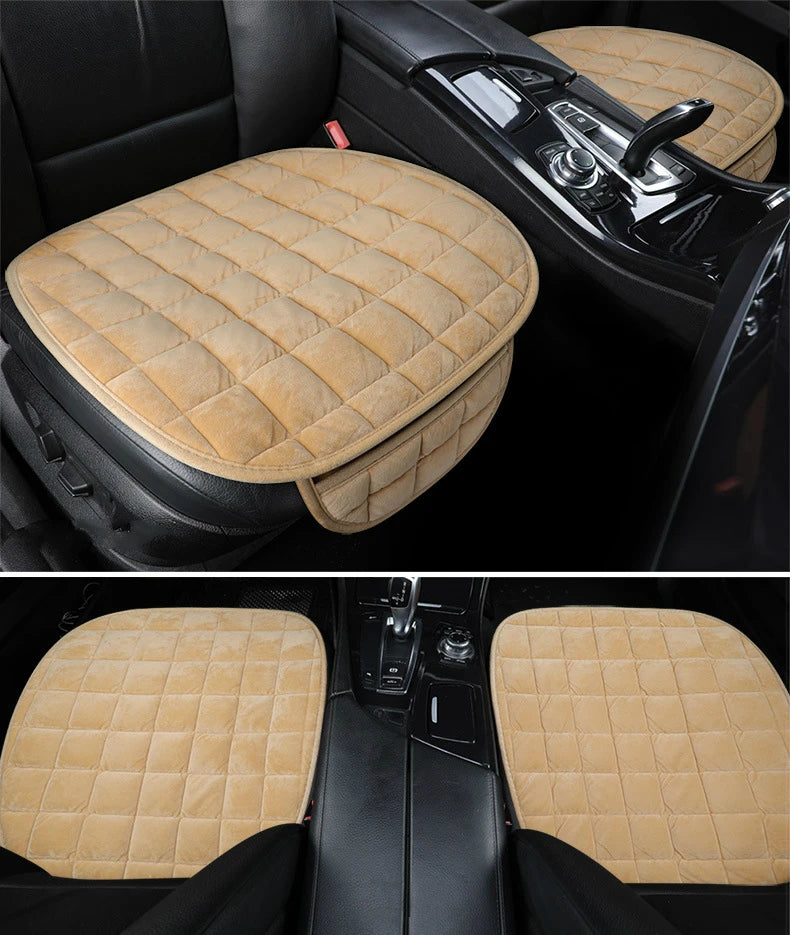 Universal Winter Warm Car Seat Cover Cushion Anti-slip Front Chair Seat Breathable Pad Car Seat Protector Seat Covers for Ca…