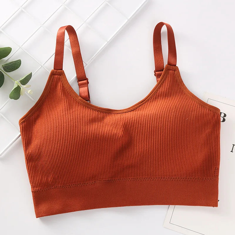 Sexy Underwear Women Gather No Steel Ring Lingerie Bra Tube Top Wrapped Chest Beauty Back Actival Cotton Thin Section Tube T…