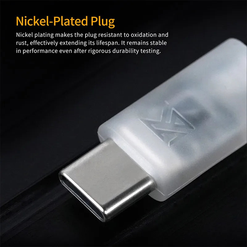 KZ Earphones Cable OFC Silver Plated Upgrade Cable Wire Type-c 2PIN Cables Microphone Optional - image 5